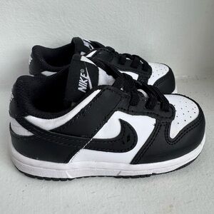 Nike Dunks Kids Black and White Sneakers